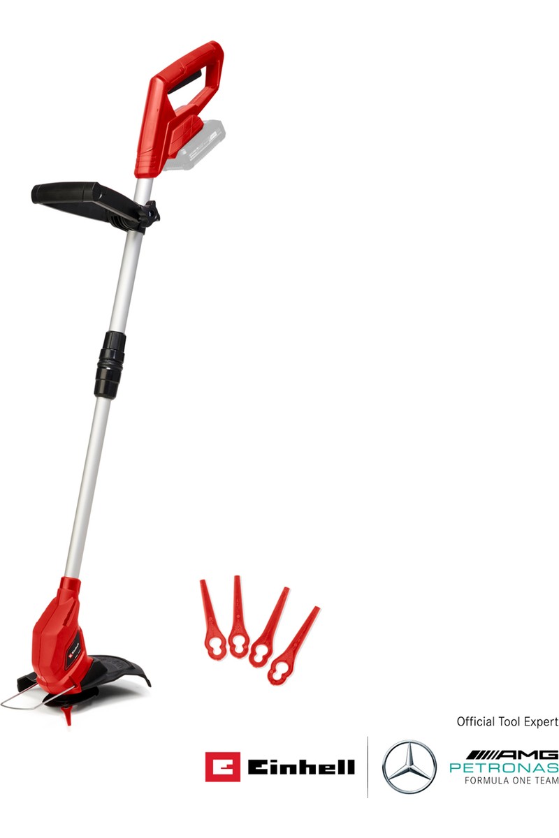 Einhell Akülü Kenar Kesme GC-CT 18/24 Li – Solo Power X-Change (18 V, Li-ion, 24 cm kesme genişliği, ayarlanabilir teleskopik gidon, 20 adet plastik bıçak, Flowerguard, akü dahil değildir) - 3411123