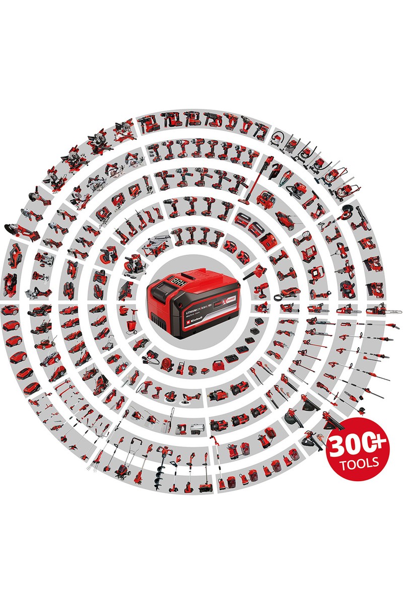Einhell Einhell Akülü Kenar Kesme GC-CT 18/24 Li – Solo Power X-Change (18 V, Li-ion, 24 cm kesme genişliği, ayarlanabilir teleskopik gidon, 20 adet plastik bıçak, Flowerguard, akü dahil değildir) - 3411123 — 2. ürün görseli