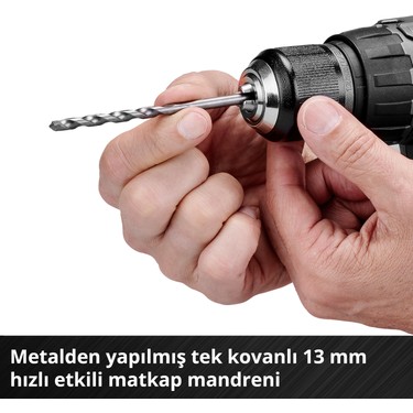 Einhell Einhell Professional Akülü Darbeli Vidalama TP-CD 18/60 Li-i BL Solo Power X-Change (Li-Ion, 18 V, — 6. ürün görseli