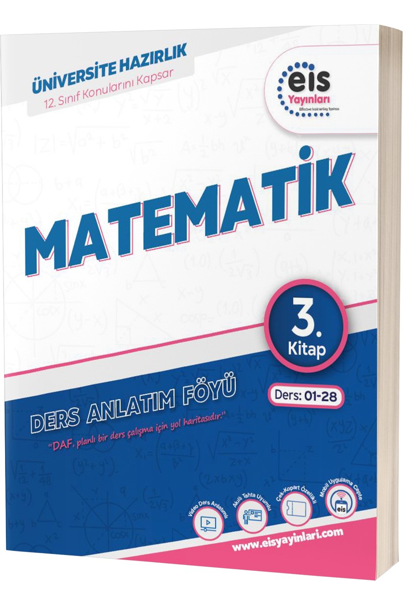 Eis Yayınları Eis Yayınları YKS DAF Matematik 3. Kitap Mavi Seri Ders Anlatım — 2. ürün görseli