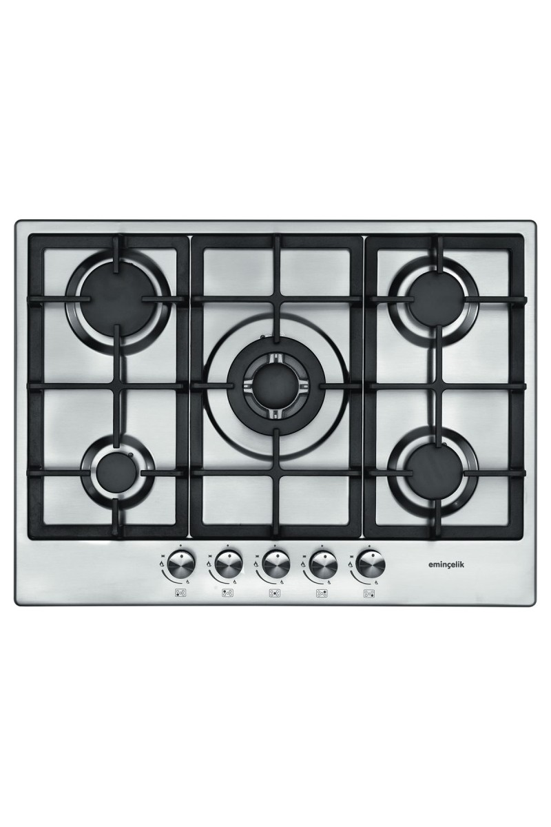 Eminçelik Ec-Ah 2250 Bw X70 Dng Inox 70 Cm Ankastre Ocak