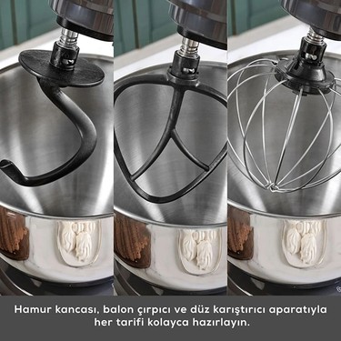 Emsan Emsan Maestrochef Stella Hamur Yoğurma Makinesi Space Gray 1500W — 4. ürün görseli