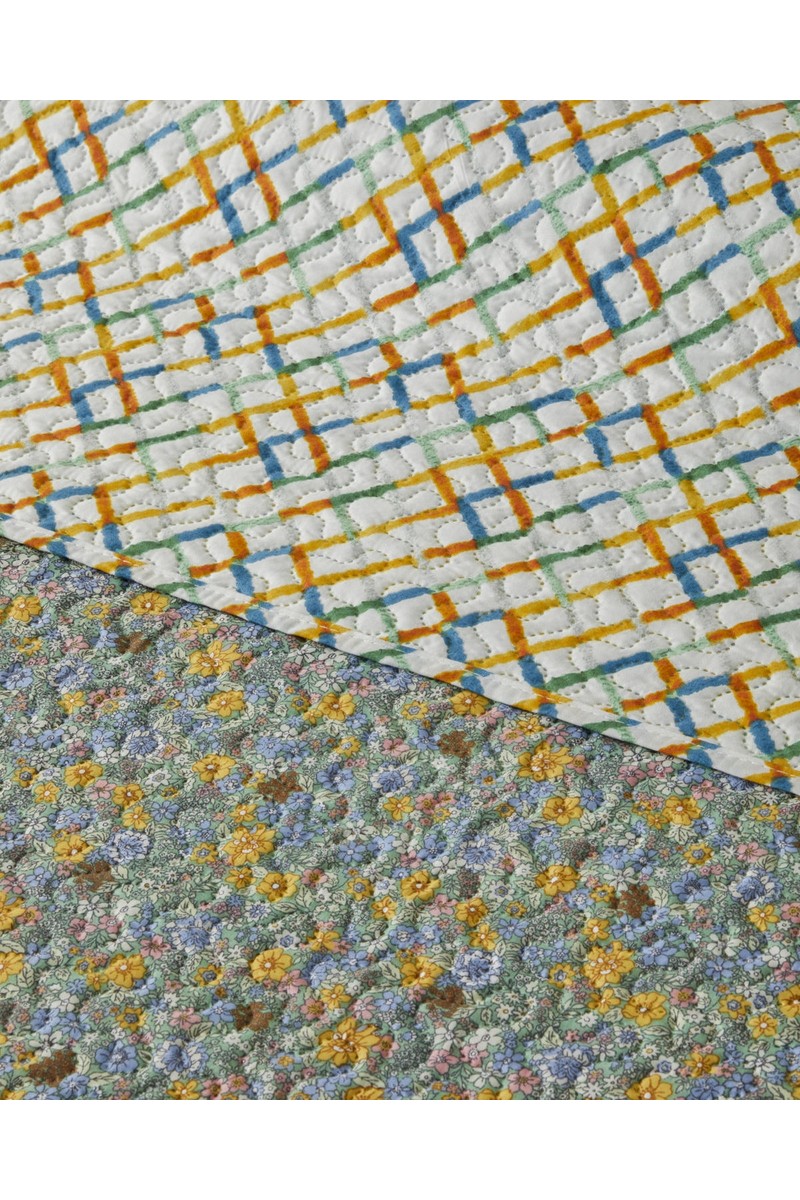 English English Home Bloom Rhombus King Size Çok Amaçlı Örtü 220x240 cm Yeşil — 2. ürün görseli