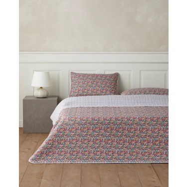 English Home English Home Cherry Plaid Çift Kişilik Yatak Örtüsü Takımı 200x220 cm fiyatı ve görseli