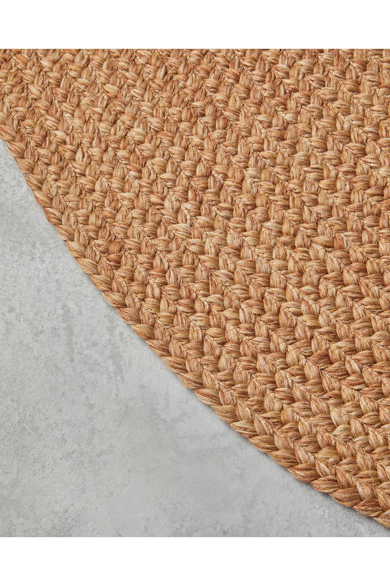 English Home English Home Juliet Yuvarlak Jüt Kilim 90 cm Natural Şık Tasarım ve Modern Desen ile Dekoratif — 6. ürün görseli