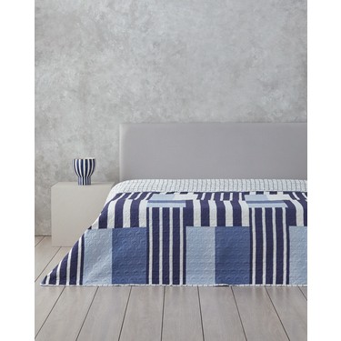 English Home English Home Patch Line Çift Kişilik Çok Amaçlı Örtü 200x220 cm fiyatı ve görseli