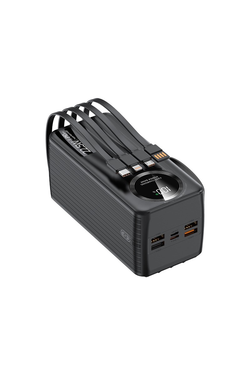 Enshall Enshall 60.000 Mah 22.5W Hızlı Şarj Destekli Dahili Kablolu Taşınabilir Batarya Powerbank — 2. ürün görseli