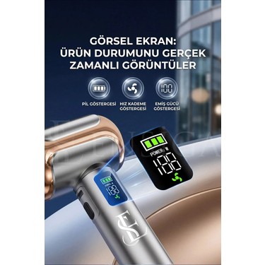 Ensiga Ensiga 20.000 PA Üflemeli Güçlü Vakumlu Şarjlı Kablosuz Araç Içi Süpürge | Fırçasız — 5. ürün görseli