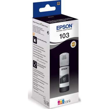 Epson Epson 103 EcoTank  65 Ml Siyah ( Black ) Mürekkep Kartuş fiyatı ve görseli
