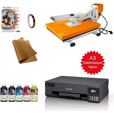 Epson Epson Süblimasyon A3 Pres Transfer Baskı Seti fiyatı ve görseli