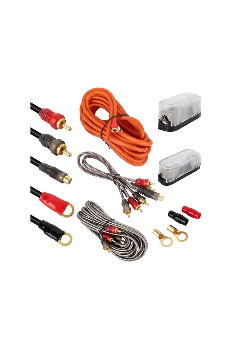 Ergün Collection Fullsound G-506D 8ga Oto Anfi Kablo Seti