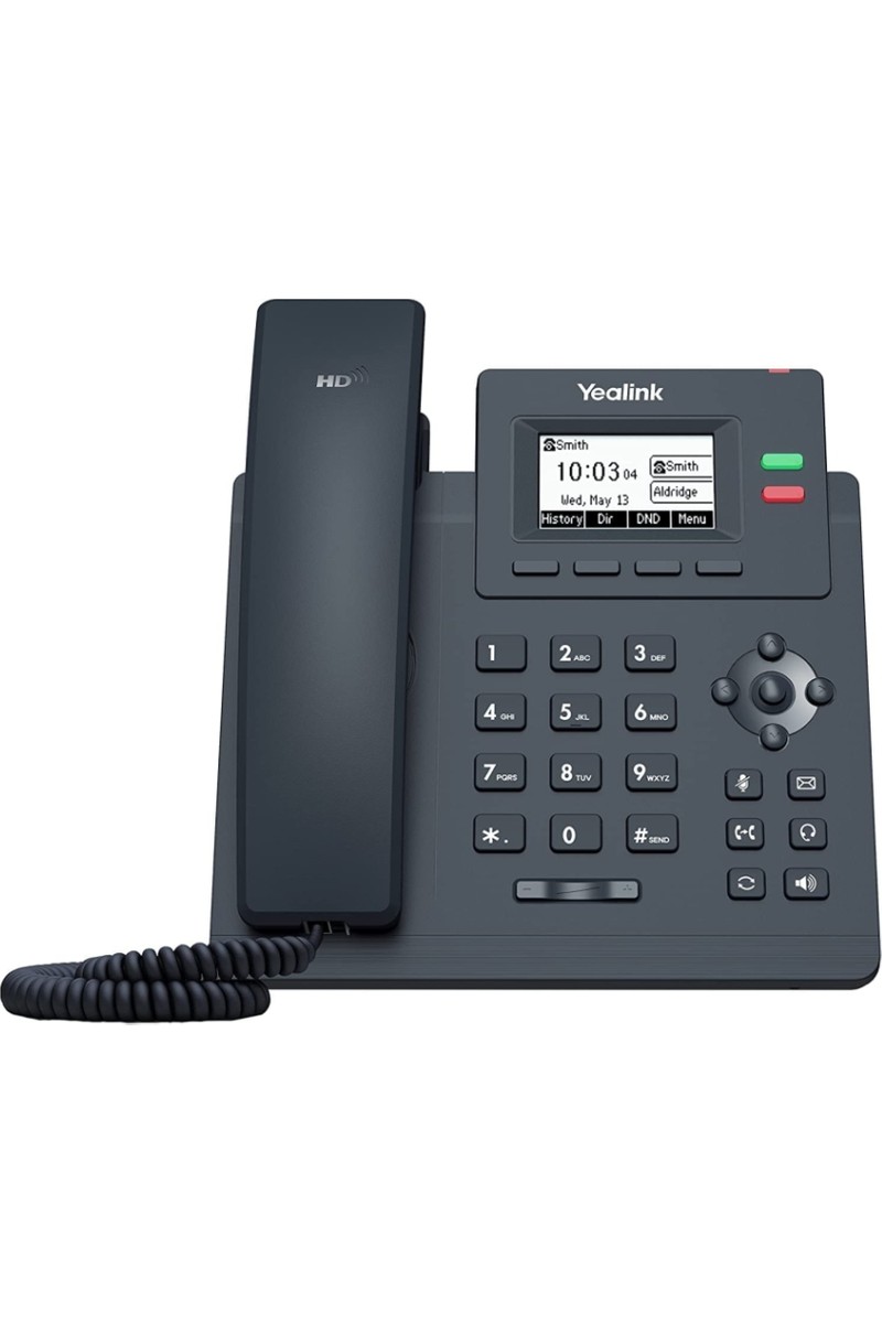 Ergün Collection Yealınk SIP-T30P, Masaüstü, Kablolu Ip Telefon, Siyah, 2.3&amp;quot; Siyah Beyaz Ekran, 2xmegabit Ethernet Portu, Poe Destekli