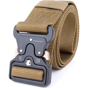 Ersancak Ersancak Tactical Kemer Kum Rengi Kobra Toka 120 cm Erkekler İçin Dayanıklı Naylon Outdoor fiyatı ve görseli