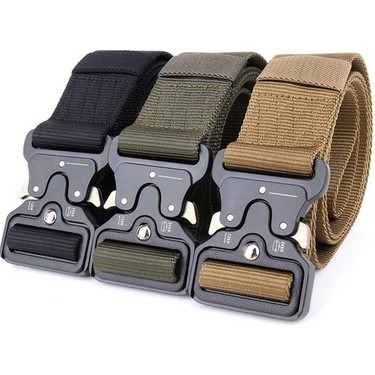 Ersancak Ersancak Tactical Kemer Kum Rengi Kobra Toka 120 cm Erkekler İçin Dayanıklı Naylon Outdoor — 2. ürün görseli