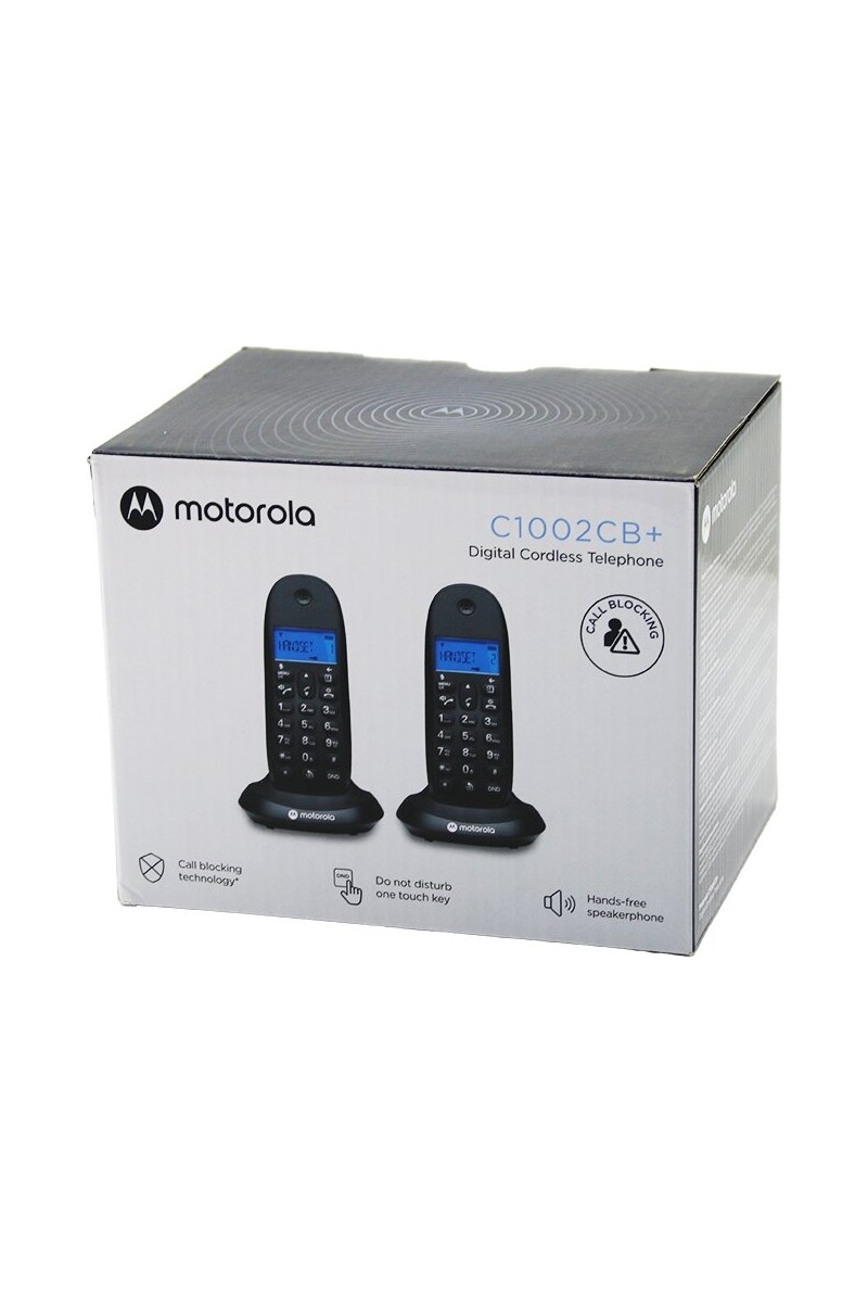 Esranın Dünyası 2pcs Siyah Dijital Kablosuz -Telsiz Telefon Arayan No Görme 50 Hafıza C-1002CB (5419)