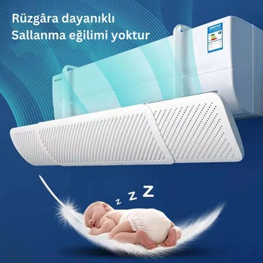 Eta Shop Etashop Ayarlanabilir Delikli Klima Hava Yönlendirici Universal Split Klima Rüzgar Perdesi, Klima — 2. ürün görseli