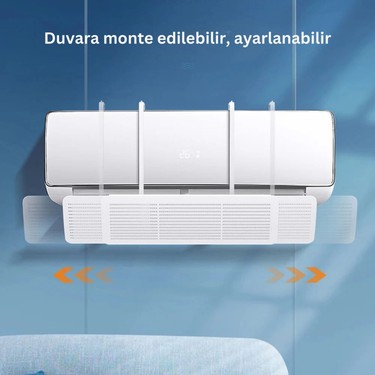Eta Shop Etashop Ayarlanabilir Delikli Klima Hava Yönlendirici Universal Split Klima Rüzgar Perdesi, Klima — 3. ürün görseli