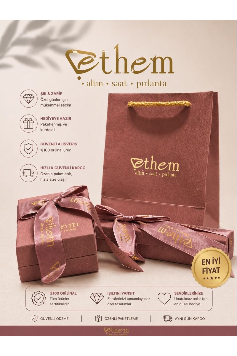 Ethem Kuyumculuk Ethem Kuyumculuk 22 Ayar 1 Gram Altın Hediyelik Yatırımlık (Bütün — 6. ürün görseli