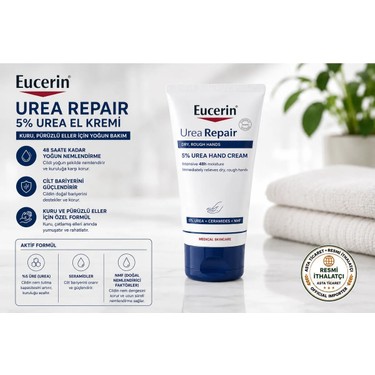 Eucerin Eucerin Urea Repair 75 ml Nemlendirici El Kremi Kuru ve Sert Ellere Özel Yoğun — 6. ürün görseli