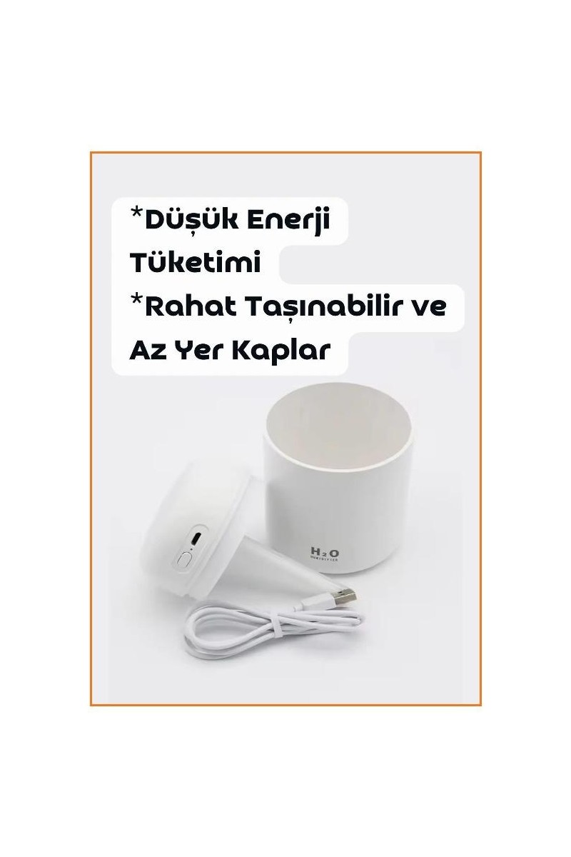 Evatoys Evatoys Ultrasonik Hava Nemlendirici + 2 Flitreli Hediyeli + 1 Koku Hediyeli Gece Lambası,koku Dağıtıcı Yagmur Ormanlarıkokulu — 2. ürün görseli