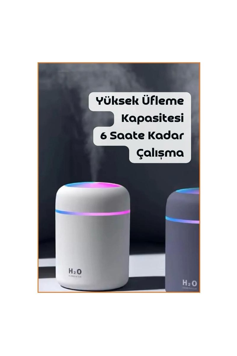 Evatoys Evatoys YENİ MİCRO GİRİŞLİ Ultrasonik Hava Nemlendirici + 2 Flitreli Hediyeli + 1 Koku Hediyeli Gece Lambası,koku Dağıtıcı Yagmur Ormanları kokulu — 2. ürün görseli