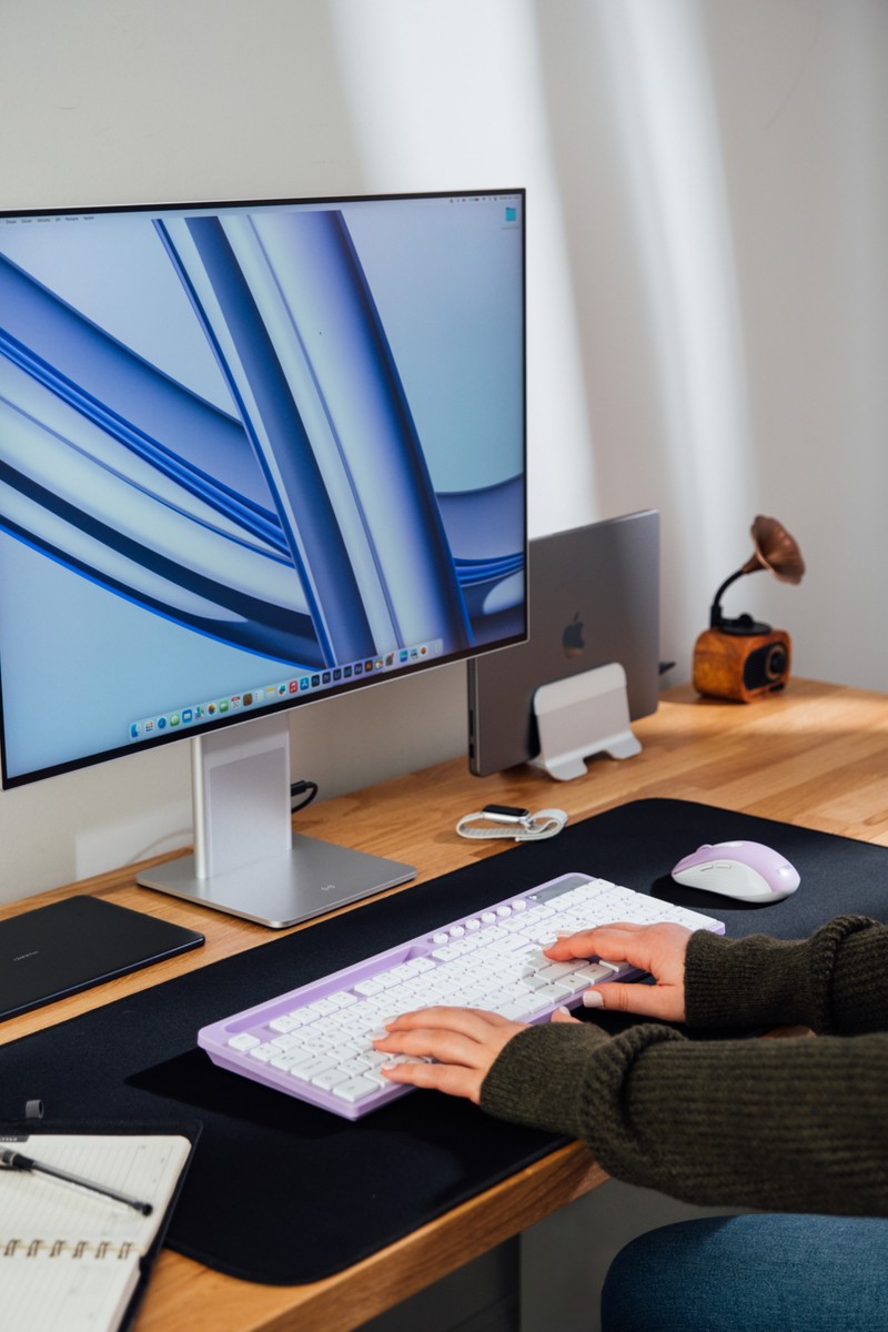 Everest Everest KM-730 Mor/beyaz Kablosuz Q Multimedia Klavye + Mouse Set — 3. ürün görseli