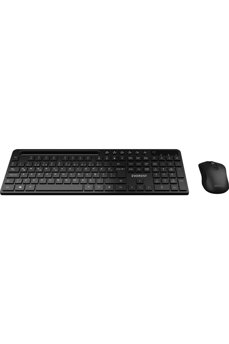 Everest Everest KM-730 Siyah Kablosuz Q Multimedia Klavye + Mouse Set — 2. ürün görseli