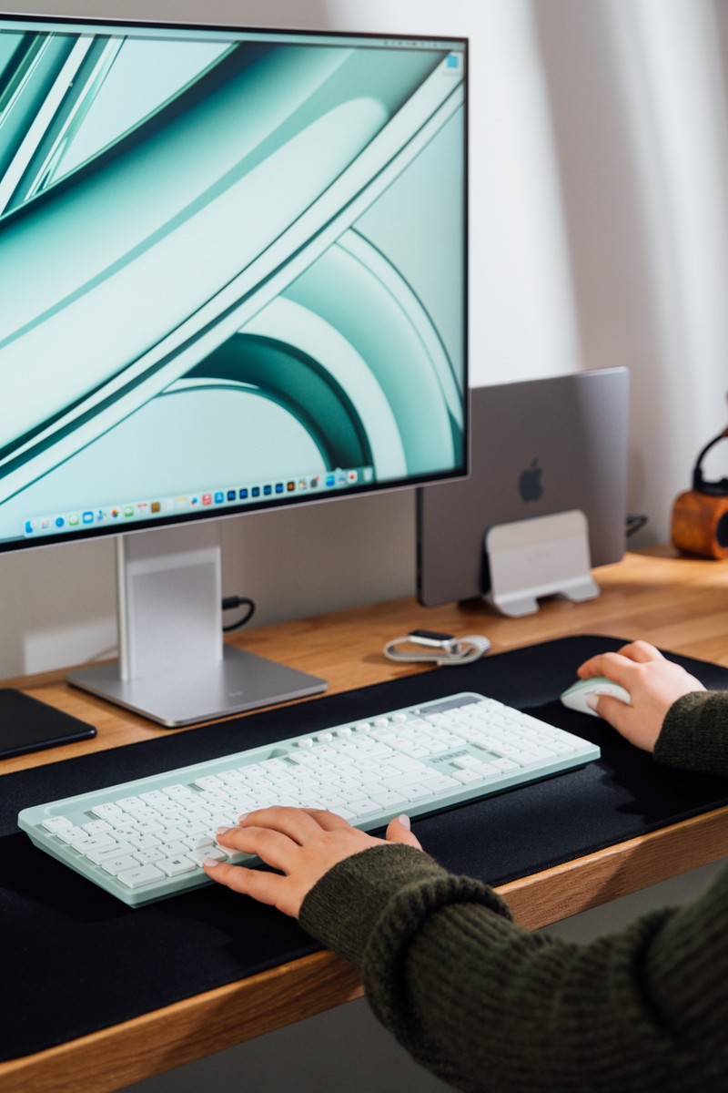 Everest Everest KM-730 Yeşil/beyaz Kablosuz Q Multimedia Klavye + Mouse Set — 2. ürün görseli