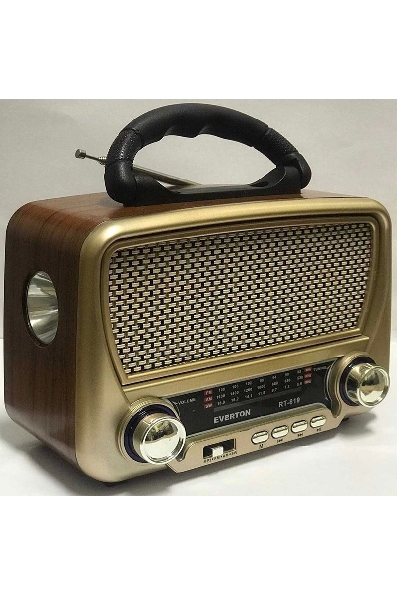 Everton Güneş Enerjili Nostaljik Radyo Müzik Çalar RT-819 Fonksiyonel Özellikler