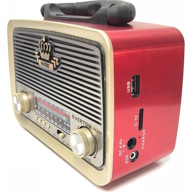 Everton Everton honey Rt-301 Nostalji Bluetooth Şarjlı Radyo Usb Sd Mp3 — 5. ürün görseli