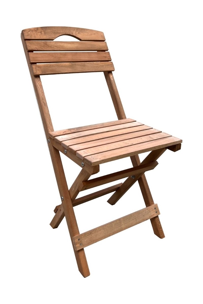 Evvon Evvon Ahşap Katlanır Bistro Set 2'li Minderli Balkon Bahçe Mobilyası Doğal Gürgen Ağacı ile Konfor — 3. ürün görseli