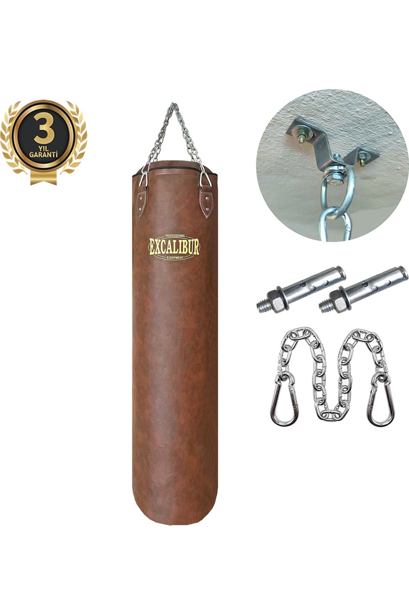 Excalibur Excalibur Klasik Boks Kum Torbası 135 x 35 cm Kahve — 2. ürün görseli
