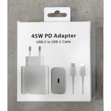 Exonix Exonix 45W (Watt) Samsung Uyumlu Süper Hızlı Şarj Uyumlu Başlık | Type-C To Type-C Kablo Set — 2. ürün görseli
