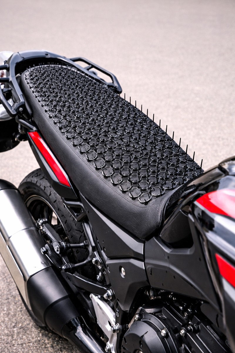 Expel Siyah 10 Parça Kedi Matı Kedi Yatırmaz Vitesli Motorlar 50 cc ve -2500 cc Tüm Motorsikletlere Uyumlu
