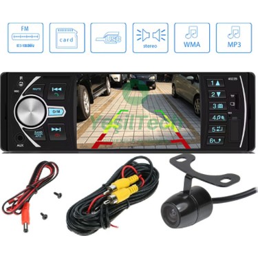 Alfaben EXVOL Oto Teyp 4.1 Inch Ekranlı+ Park Kamera USB Bluetooth fiyatı ve görseli