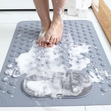 Eynel Eynel Vantuzlu Banyo ve Duş Kaydırmazı Duşa Kabin Küvet Içi Vantuzlu Banyo Paspası (35X69 — 6. ürün görseli