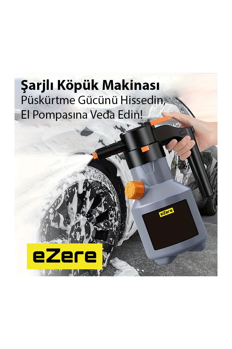 Ezere Ezere 2l Yüksek Basınçlı Şarjlı Köpük Makinası Oto Yıkama Pompası Köpük Püskürtücü — 2. ürün görseli