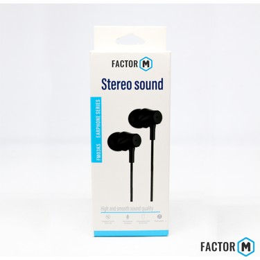 Factor-M Factor-M Fm­03 Kulakiçi Kablolu Kulaklık Siyah — 5. ürün görseli