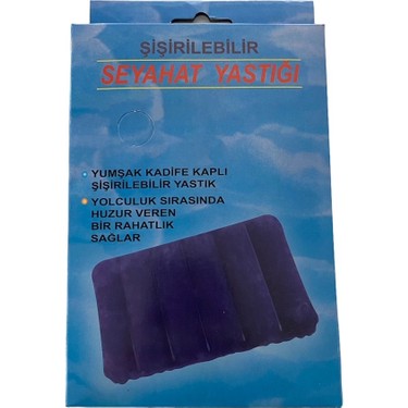 Faial Faial 2 Adet Büyük Şişme Yastık Kamp Yastığı Seyahat Yastığı Şişme Kamp — 5. ürün görseli