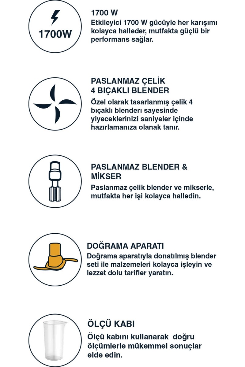 Fakir Fakir Multi Blend 1700W Siyah Blender Seti — 3. ürün görseli