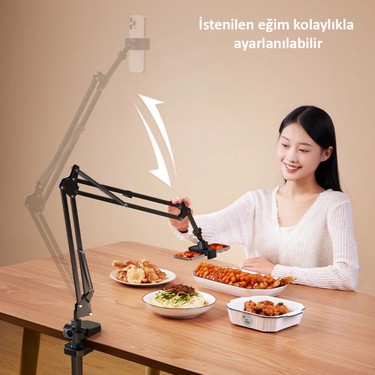 Farway Farway Fotoğraf Video Çekim Tripodu 4 Kademeli 360 Derce Döndürülebilir Esnek Yaylı Influencer — 5. ürün görseli