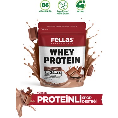 Fellas Fellas Whey Protein Tozu|24 g Protein 5 Servis|Çikolata Aromalı (175 fiyatı ve görseli