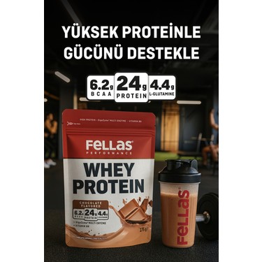 Fellas Fellas Whey Protein Tozu Çikolata Aromalı (175 — 4. ürün görseli