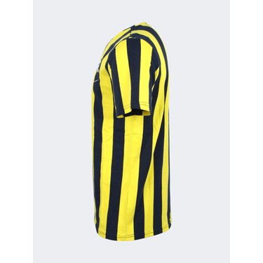 Fenerbahçe Fenerbahçe Erkek T-Shirt Çubuklu Model Lacivert - Sarı Renkli Taraftar — 2. ürün görseli