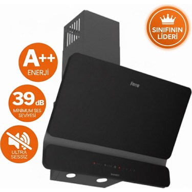 Ferre Ferre Fryart&flowart Argio Sessiz Davlumbaz Elektrikli Siyah Ank. Set (D080-SA + MS261 + — 2. ürün görseli