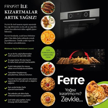 Ferre Ferre Fryart&flowart Argio Sessiz Davlumbaz Elektrikli Siyah Ank. Set (D080-SA + MS261 + — 6. ürün görseli