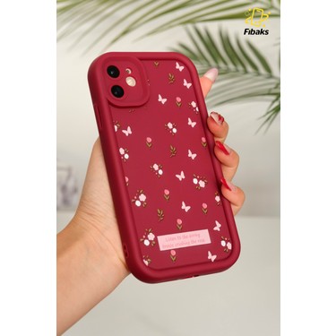 Fibaks Fibaks Apple iPhone 11 Kılıf Yumuşak Dokulu Kelebek ve Gül Desenli Yumuşak Kamera Korumalı Silikon — 2. ürün görseli