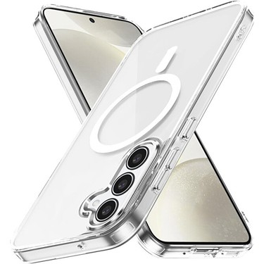 Fibaks Fibaks Galaxy S25 Fe Kılıf Magsafe Wireless Kablosuz Şarj Destekli Sert Şeffaf Darbe Emici fiyatı ve görseli