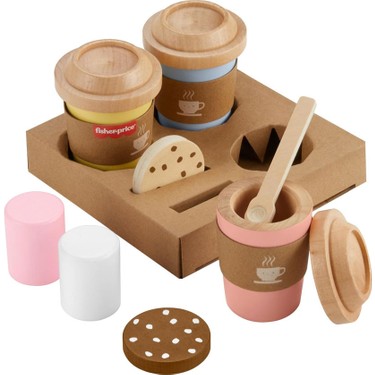 Fisher-Price Fisher-Price Ahşap Kahve Seti 15 Parça Eğlenceli Rol Oyunları İçin Güvenli — 5. ürün görseli