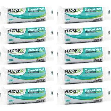 Florex Florex Standart Mini Boy Çöp Torbası Beyaz 44 x 45 cm 10 x — 2. ürün görseli